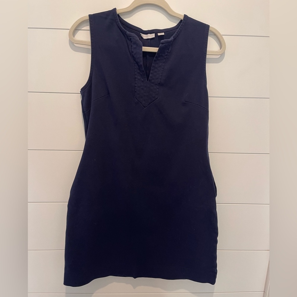 New York & Company Navy Midi Dress